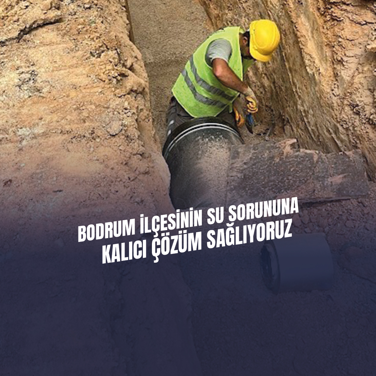 Bodrum’un Su Kesintilerini Önleyecek Çalışmada Önemli Bir Aşama Kaydedildi