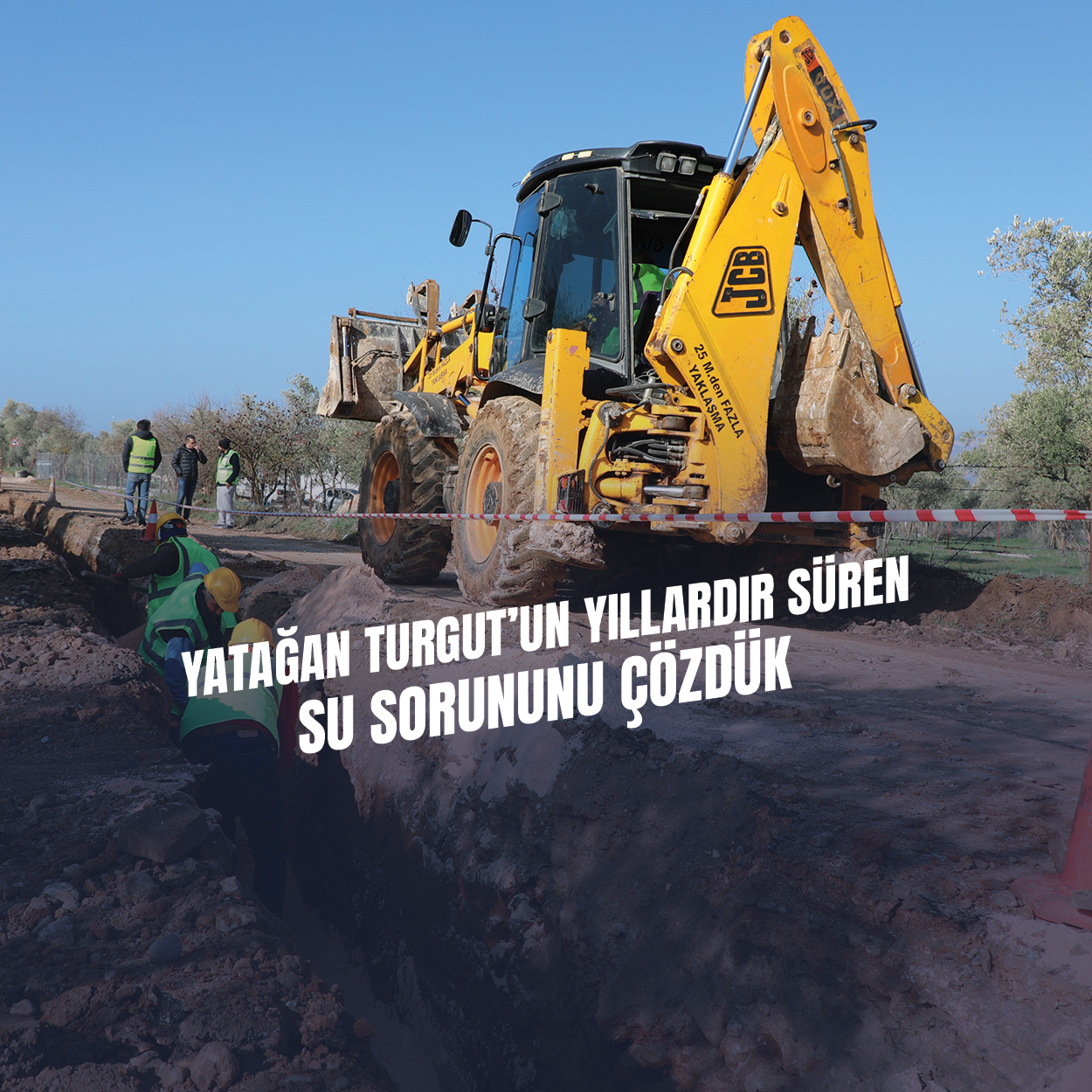 Turgut Mahalle Sakini Mustafa Arslan; “10 Yıllık Su Sorununu Ahmet Başkan Çözdü”