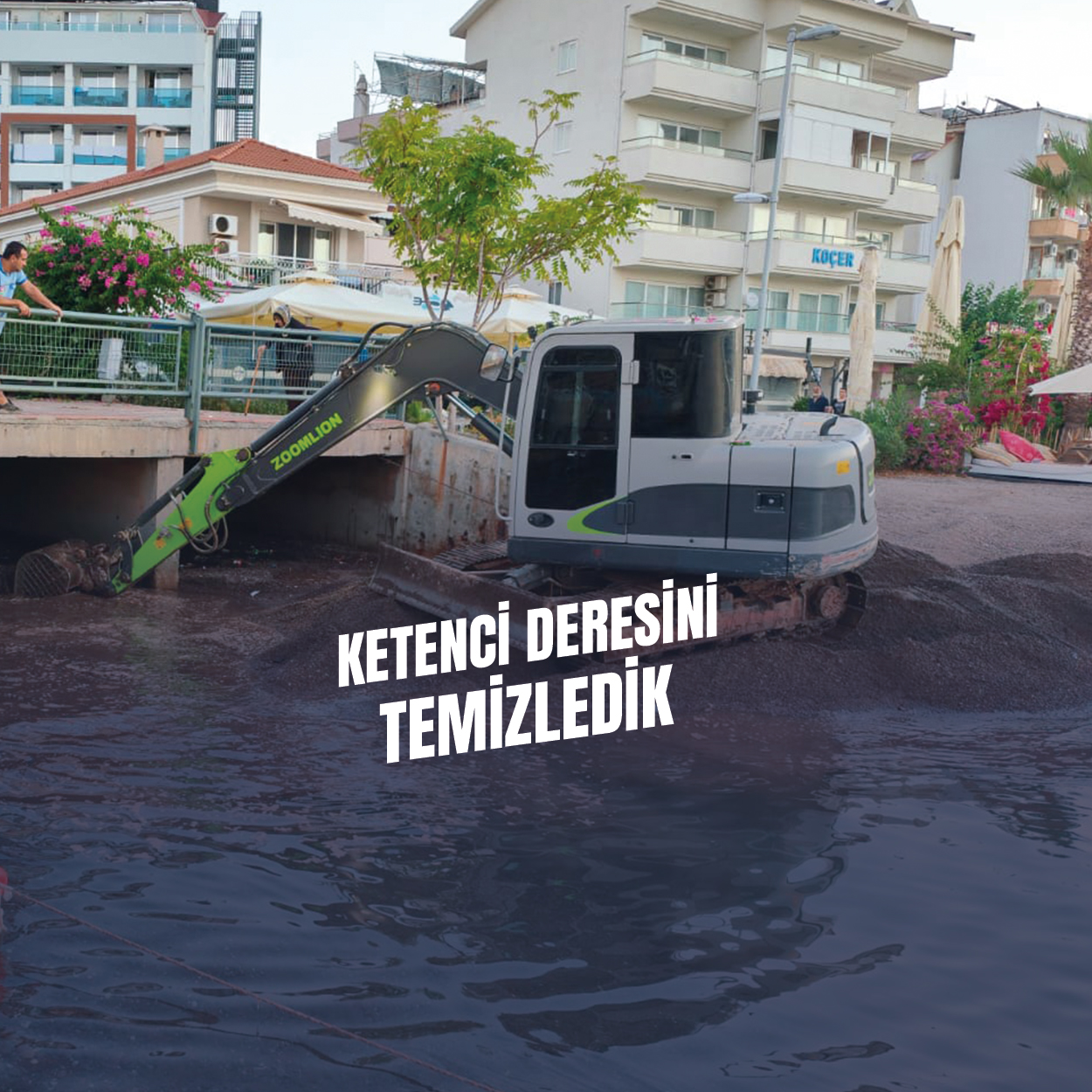MUSKİ Ketenci Deresini Temizledi