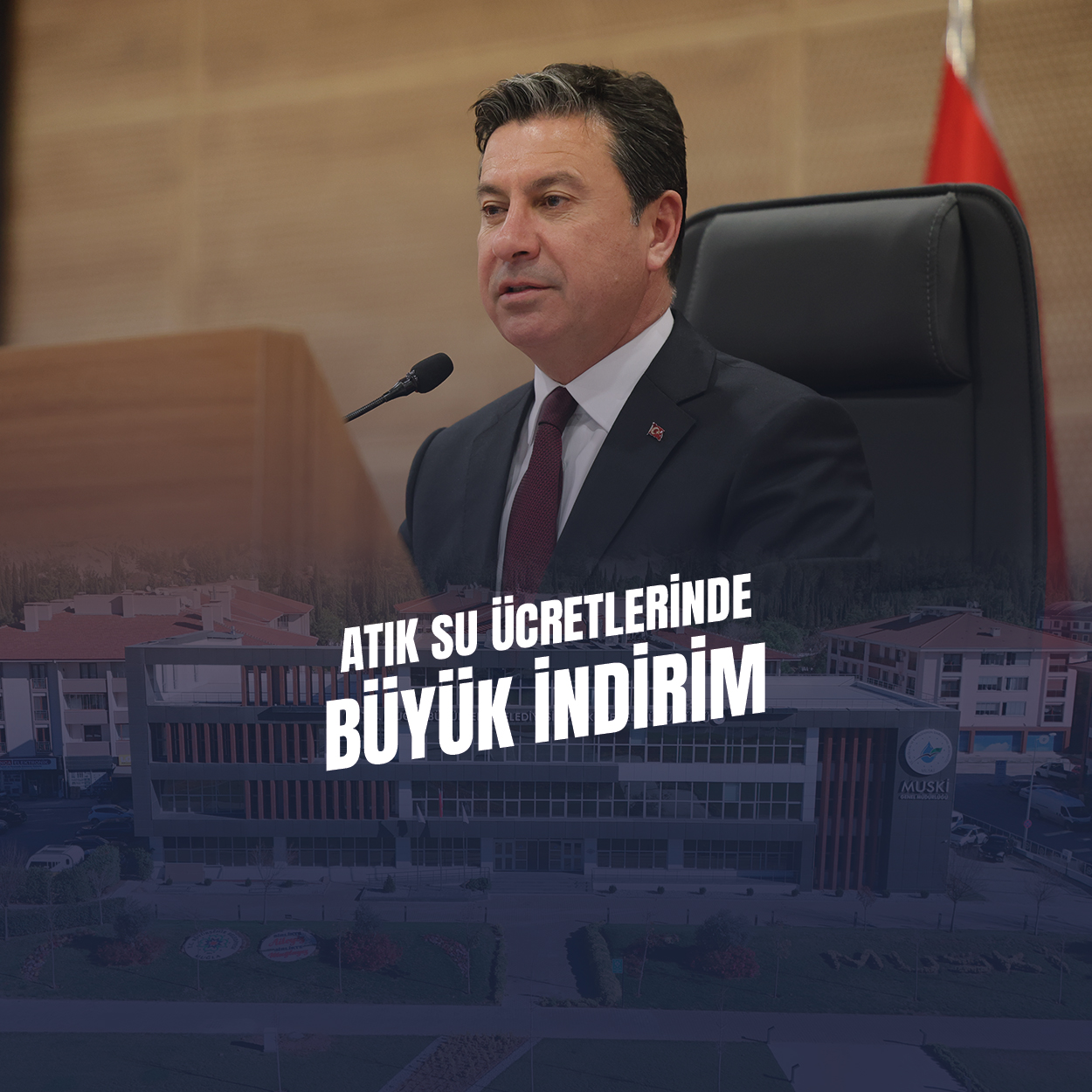MUSKİ’den Atık Su Ücretlerinde Büyük İndirim
