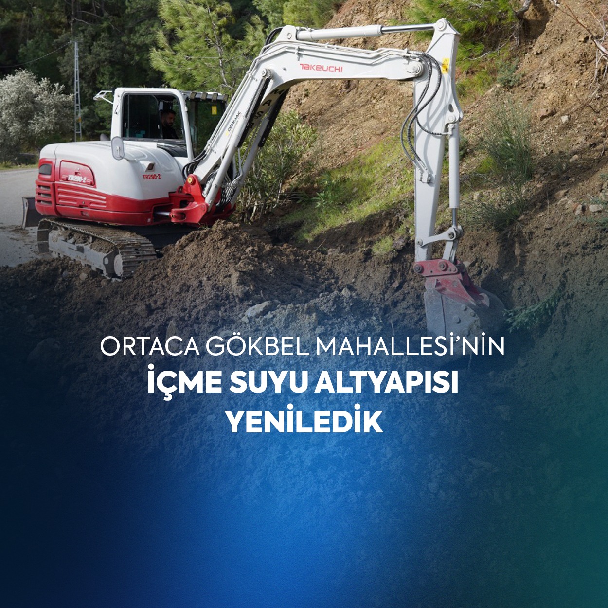 Ortaca İlçesi Gökbel Mahallesi’nde İçme Suyu Altyapısı Yenilendi