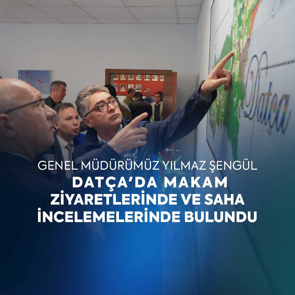 MUSKİ Genel Müdürü Yılmaz Şengül, Datça’da Makam Ziyaretleri Gerçekleştirerek Sahadaki Çalışmaları Yerinde İnceledi