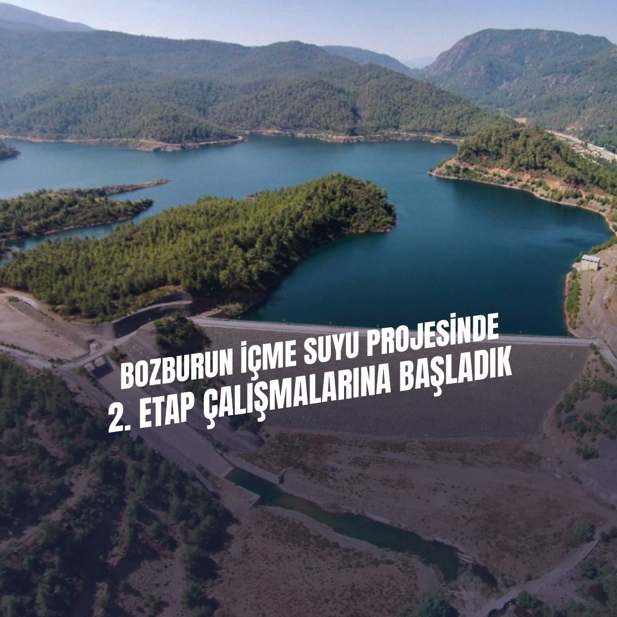 MUSKİ, Bozburun İçme Suyu Projesinde 2. Etap Çalışmalarına Başladı