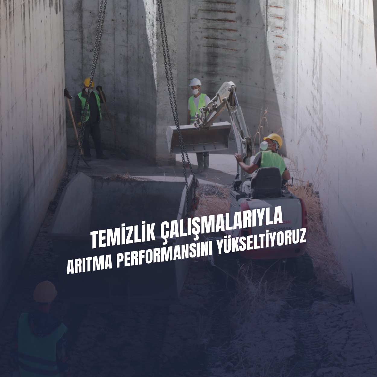 MUSKİ Arıtma Tesisleri’nde Temizlik Çalışmalarına Başladı