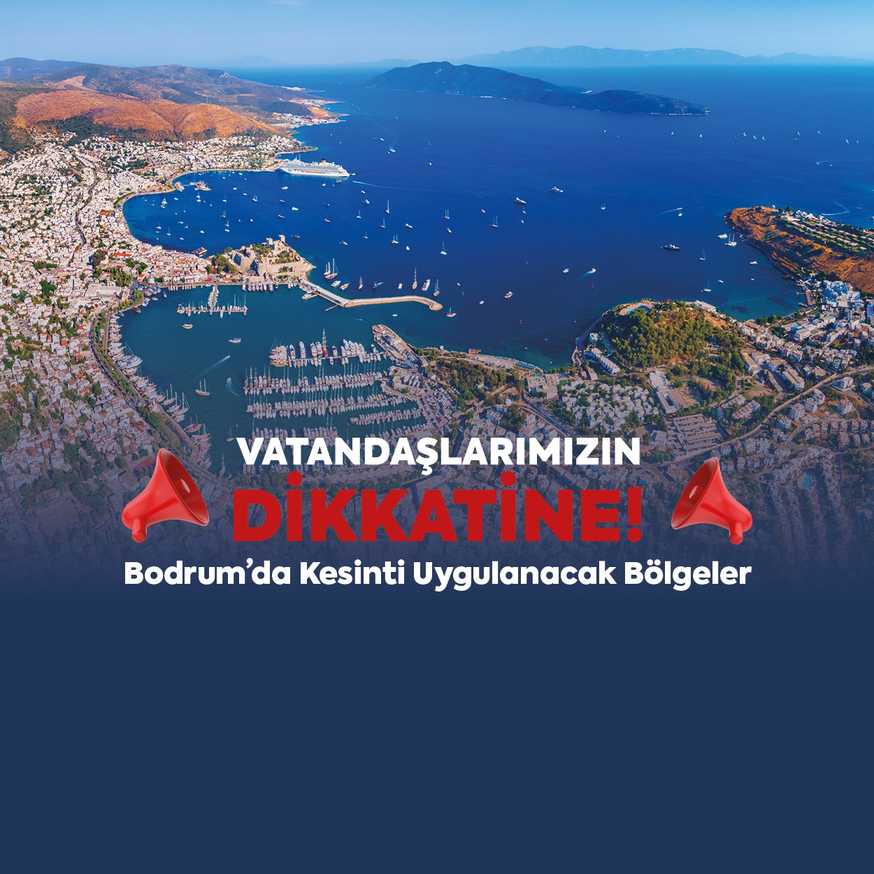 🚱 Bodrum 13-14 Eylül Su Kesintisi