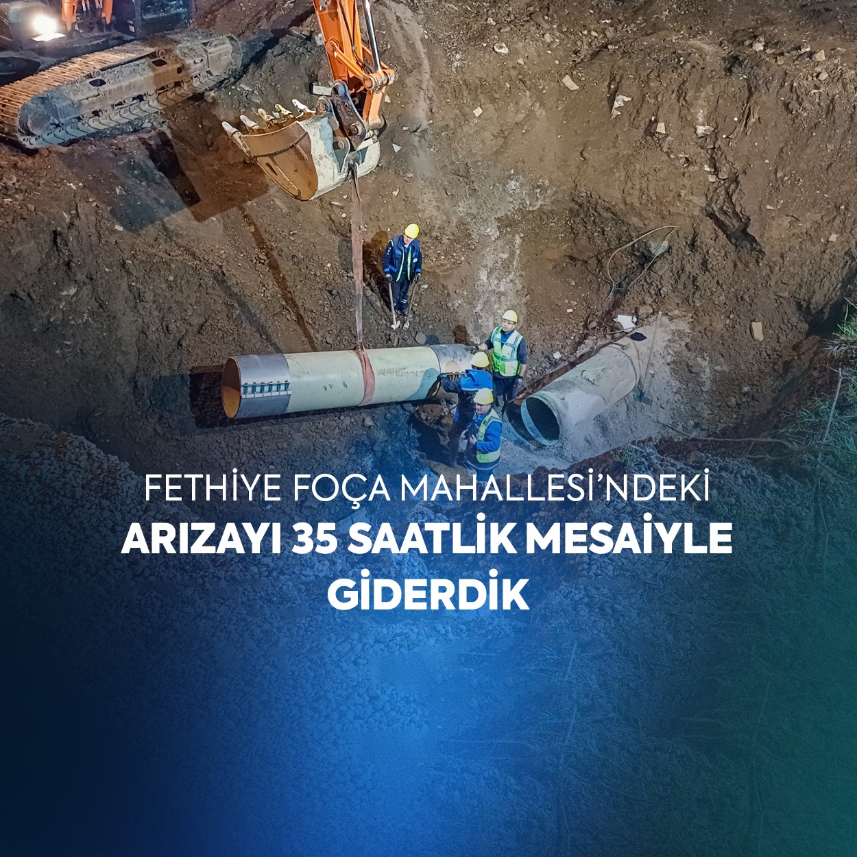MUSKİ’den Fethiye’de 35 Saatlik Mesai