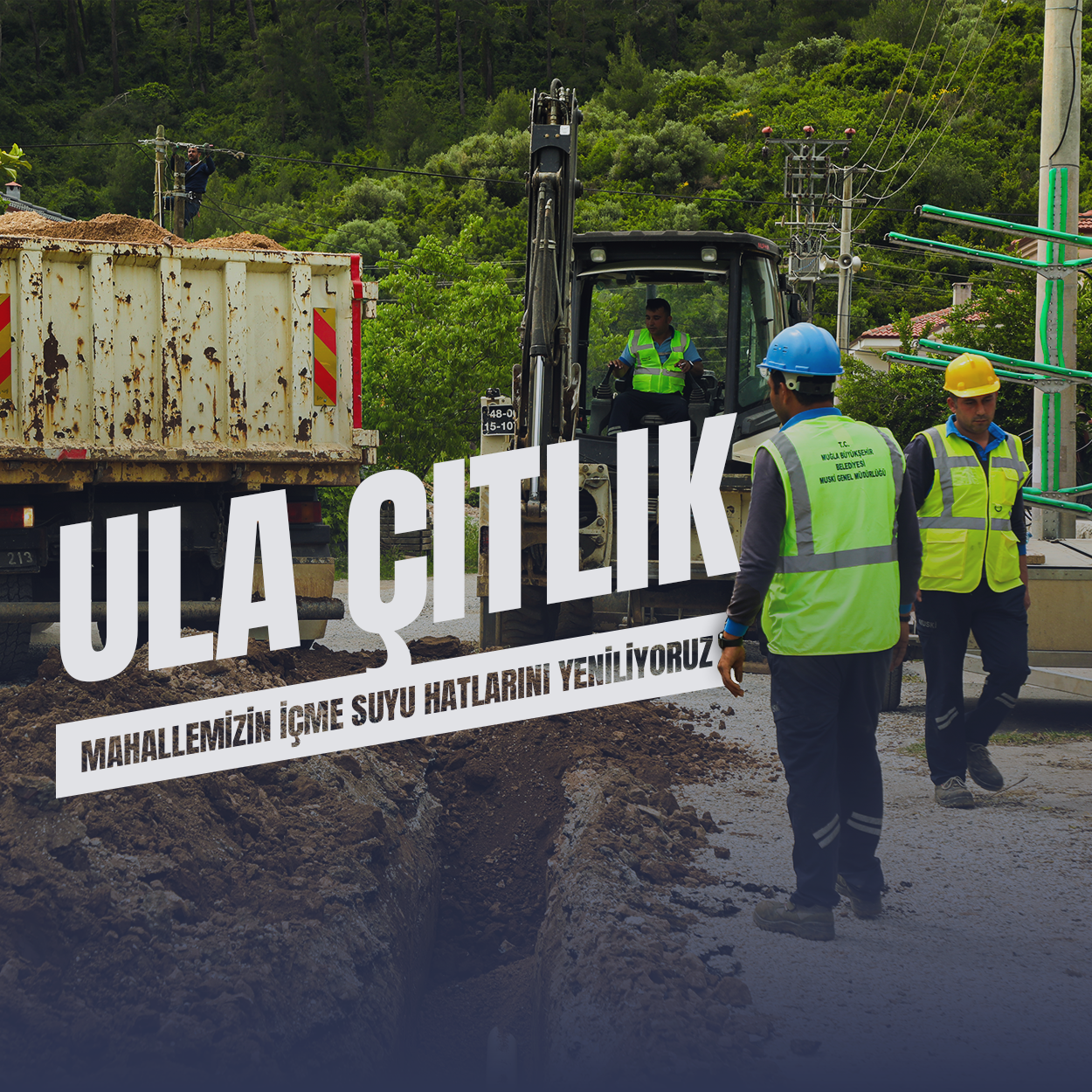 Çıtlık Mahallesinin İçme Suyu Hatları Yenileniyor